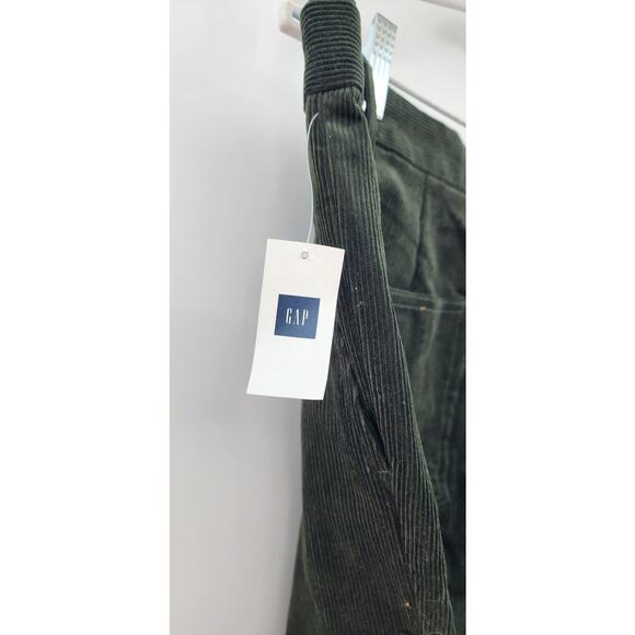 New NWT Gap Green Corduroy Wide Leg Pants Size 14 - Picture 7 of 9